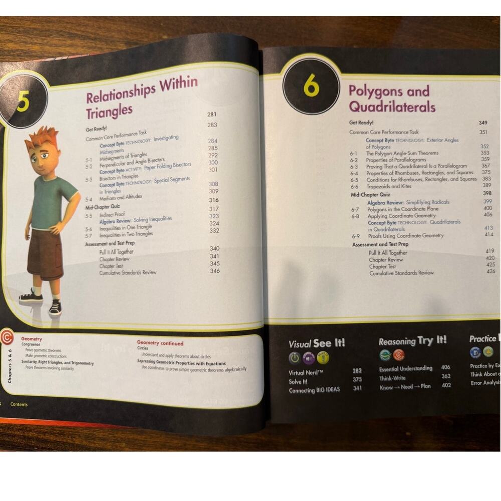 High School Math Geometry Student Edition Textbook Common Core - Picture 9 of 13